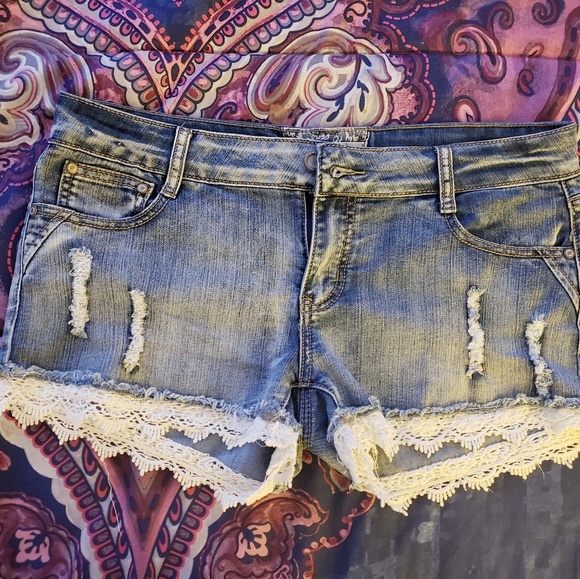Hot Kiss Pants - 👯Crocheted short shorts👯 Hot Kiss Pants - 👯Crocheted short shorts👯